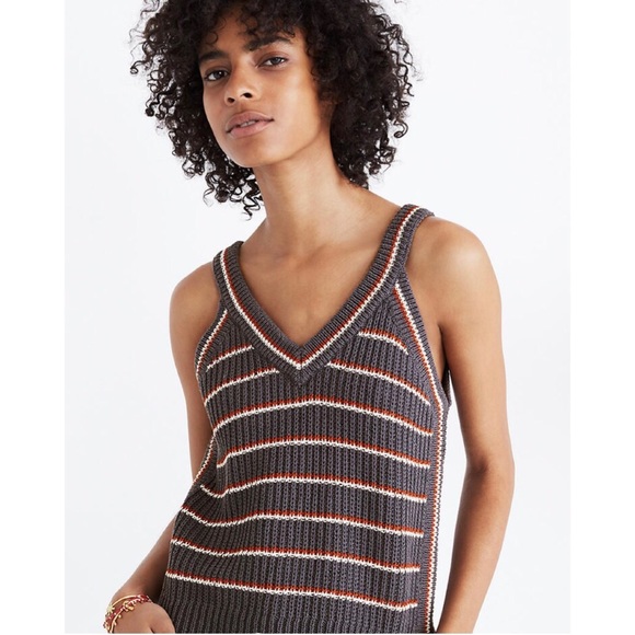 Madewell Tops - Madewell Stockton Sweater Tank in Stripe XS NWOT
